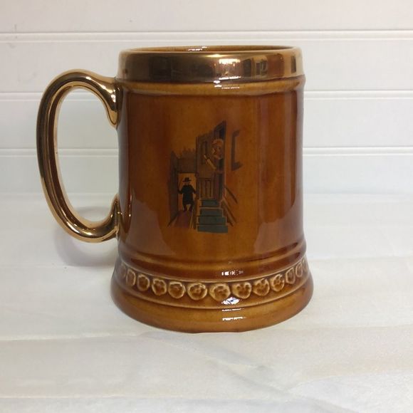🔴 2 for $25 Vintage LORD NELSON POTTERY Cartoon Mug/Beer Mug, Bar Ware - Picture 3 of 5